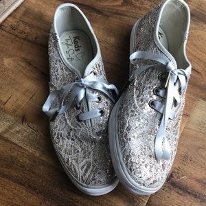 Gold glitter Taylor Swift keds